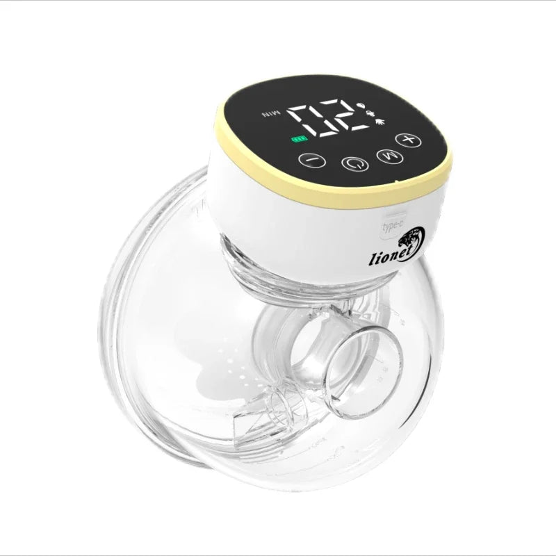 شفاطة حليب محمولة على شكل زجاجة MamaTeck مع شاشة رقمية من Ledmetic