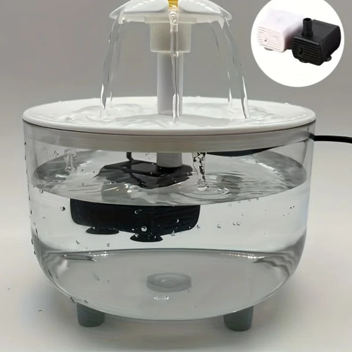 מסנן מים AquaFlow שקט לחיות מחמד בנפח 1 ליטר מבית לדמטיק